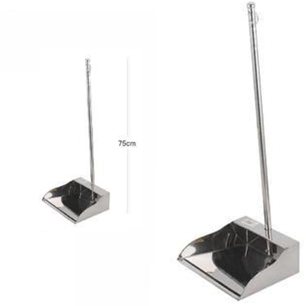 Cucharada de metal galvanizada de 30x25cm H75 con mango de elevación de 1 mm de espesor