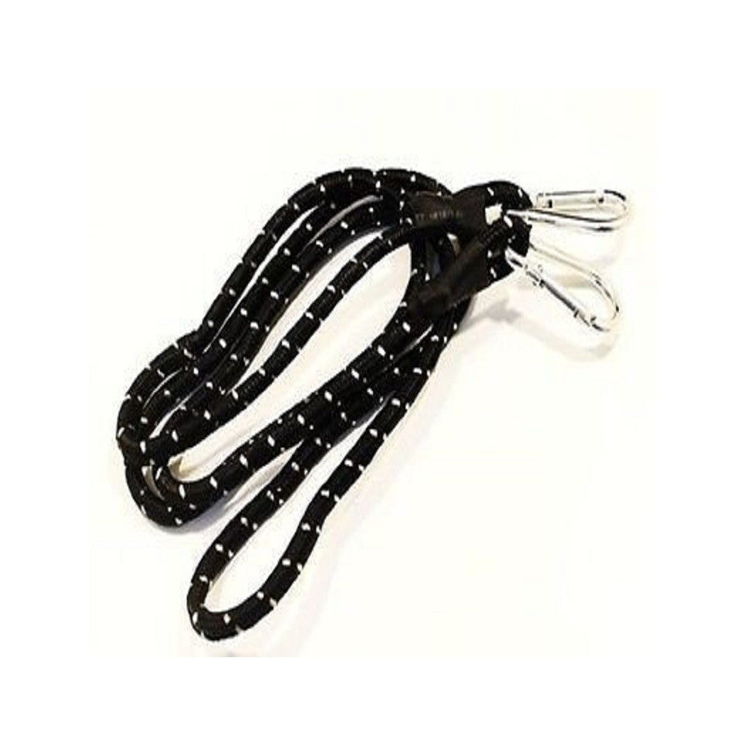 Cuerda de cable elástica con 150 cm a 180 cm carabiners que sostiene el paquete de paquetes de transporte