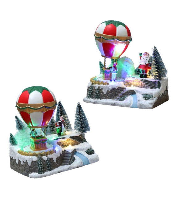 3pc de madera perchas de navidad star forma de árbol corazón con carácter 10.5 cm