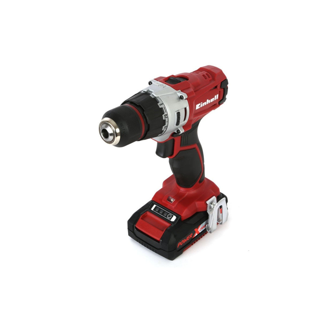 Destornillador Einhell Taladro 18V TE-CD 18/2 LI KIT DE LI 2 BATERÍAS DE BATERÍAS 2