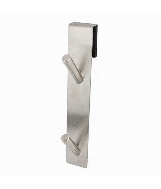 Barra 6 ganchos de acero 2.0kg adhesivo Perchas de plástico Percha de cocina