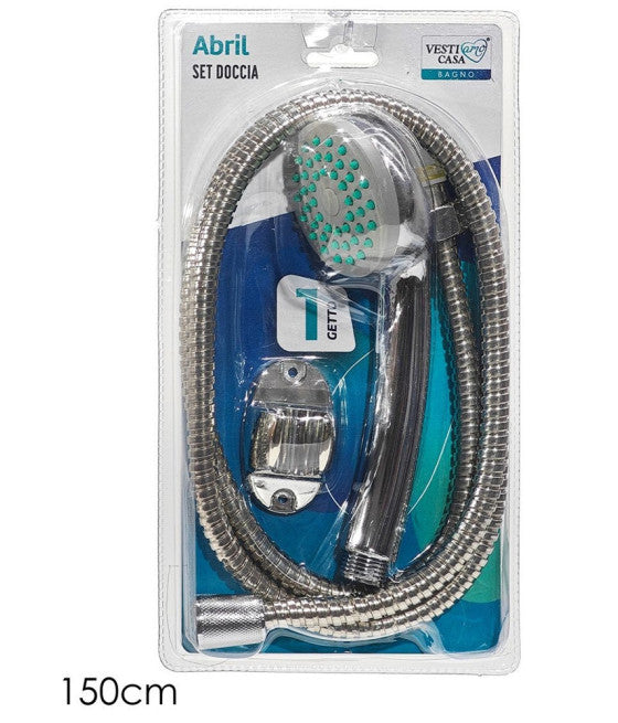 Brazo de la ducha universal ESY_52234A Blanco 21 x 8 cm Ducha de ducha 8 Jets