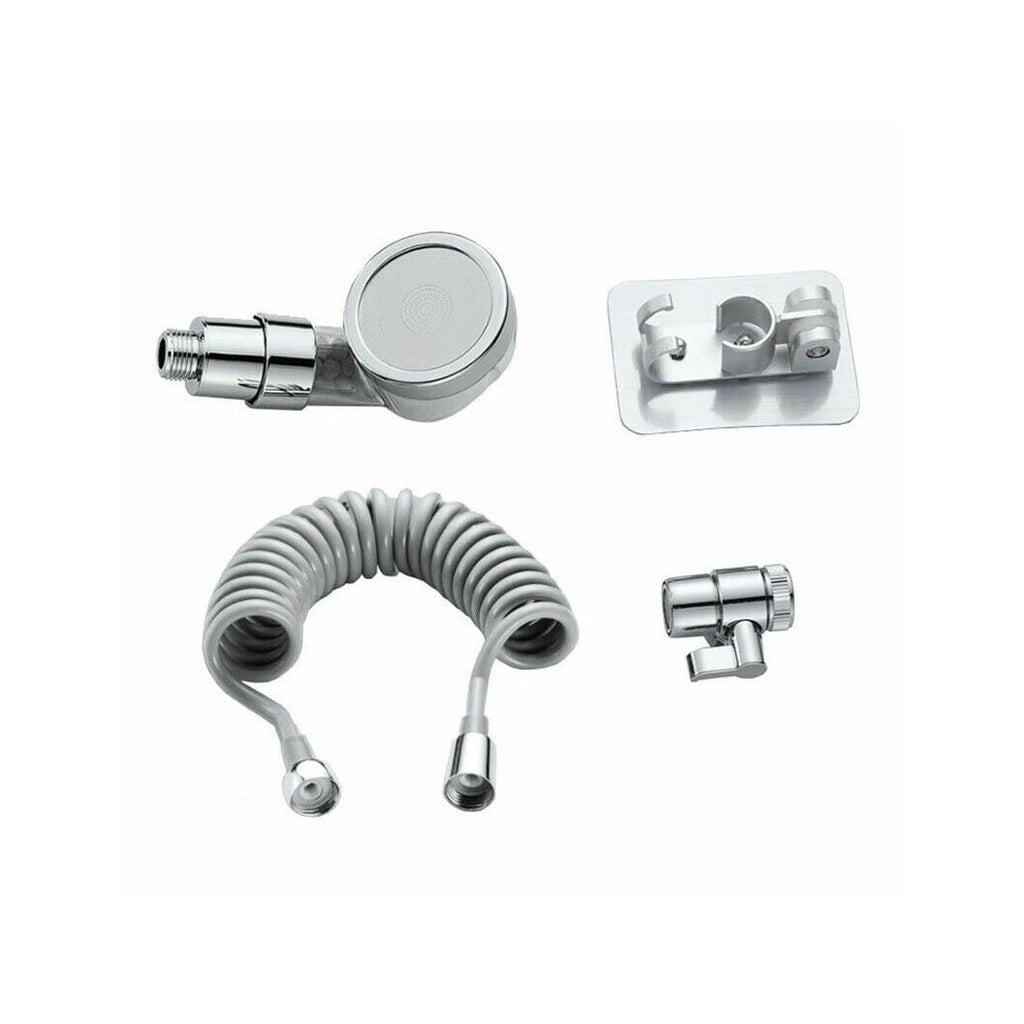 Ducha portátil de la ducha de la mano para el lavabo + tubo anti-escala que acampa