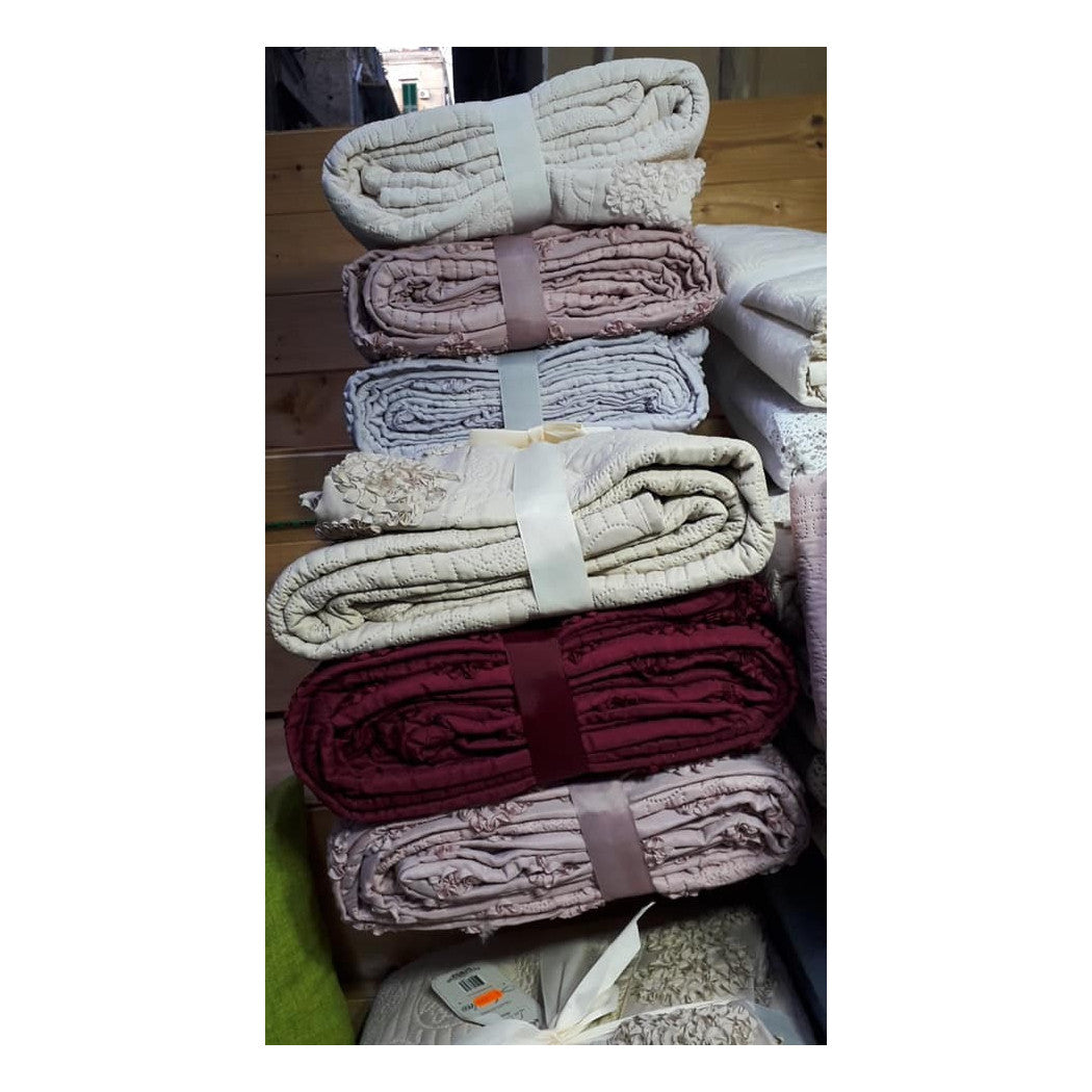 Edredón doble de alta calidad con bordado en el borde del color de la fantasía aleatoria