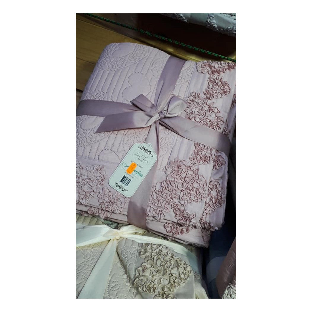 Edredón doble de alta calidad con bordado en el borde del color de la fantasía aleatoria