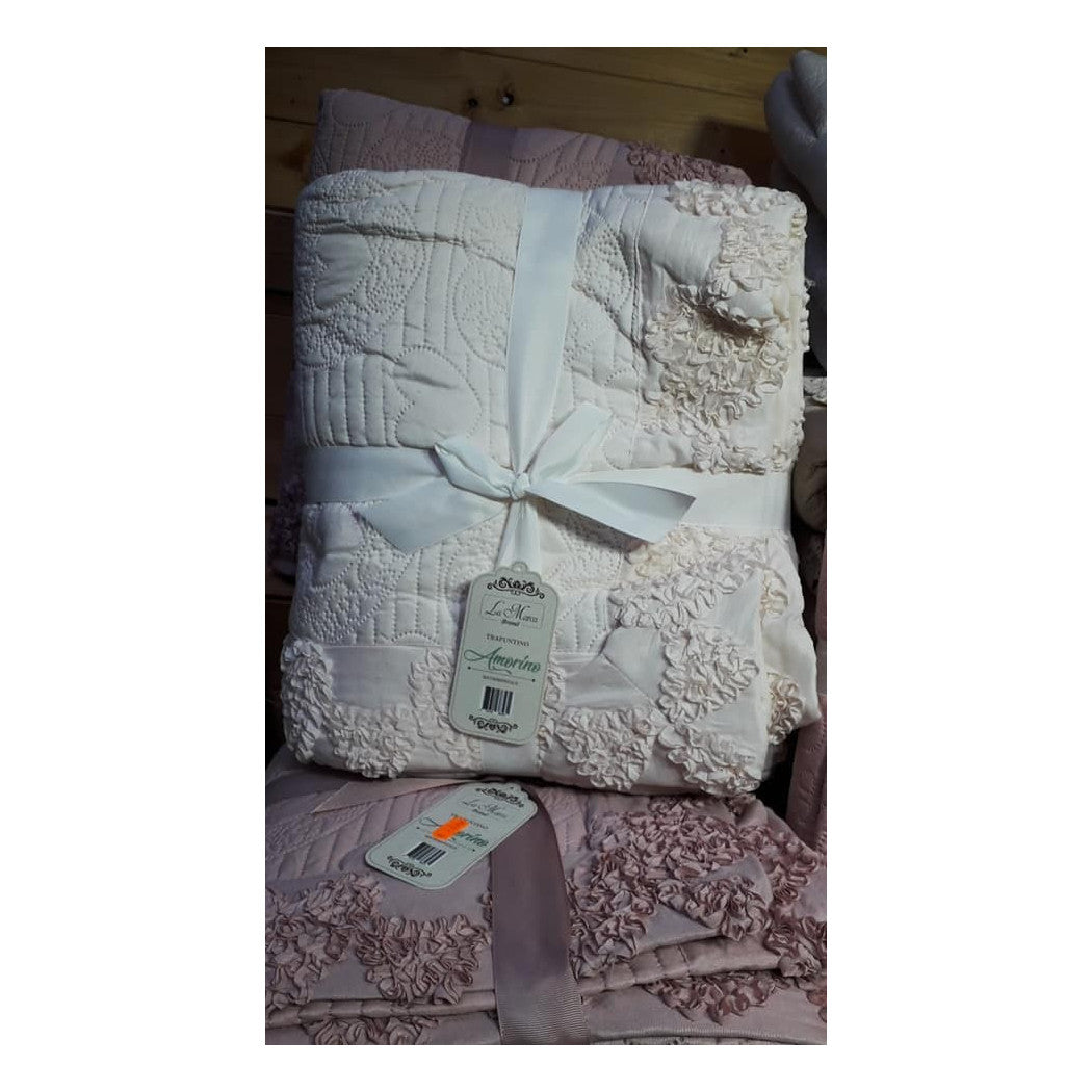 Edredón doble de alta calidad con bordado en el borde del color de la fantasía aleatoria