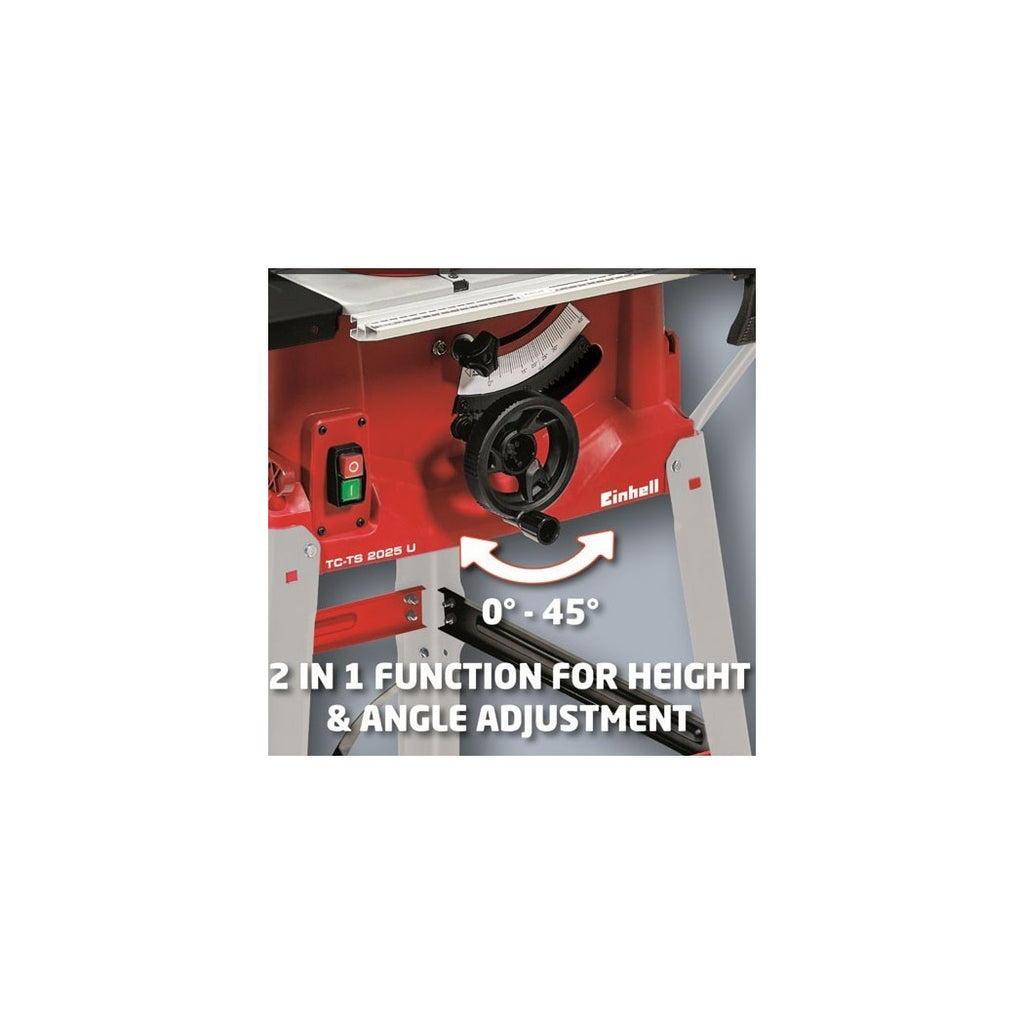 Einhell TC-TS 2025 U Banco Sierra 250 mm Motor 1800W