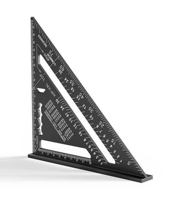 Ruler de 1 mm METER 30 cm de acero metálico Línea multifunción Signature cm y pulgada