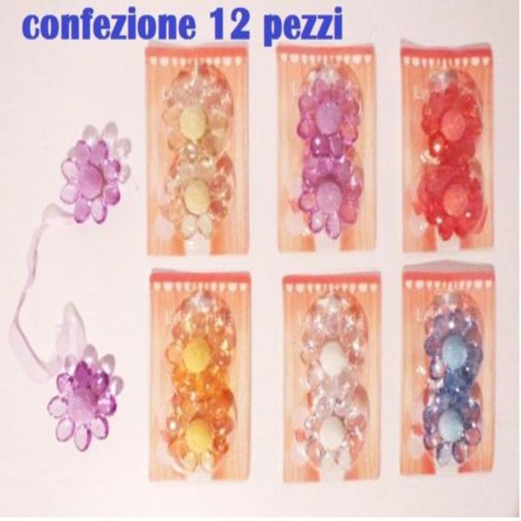 Establecer 12 Imanes Legatenda Detener Cortinas de Flores de colores 6 cm Diámetro