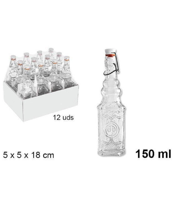 Establecer 12 piezas Botellas de botellas de vinagre de vidrio con una idea de color 300 ml