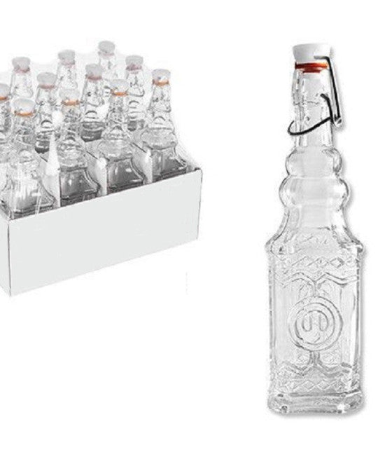 Establecer 12 piezas Botellas de botellas de vinagre de vidrio con una idea de color 300 ml