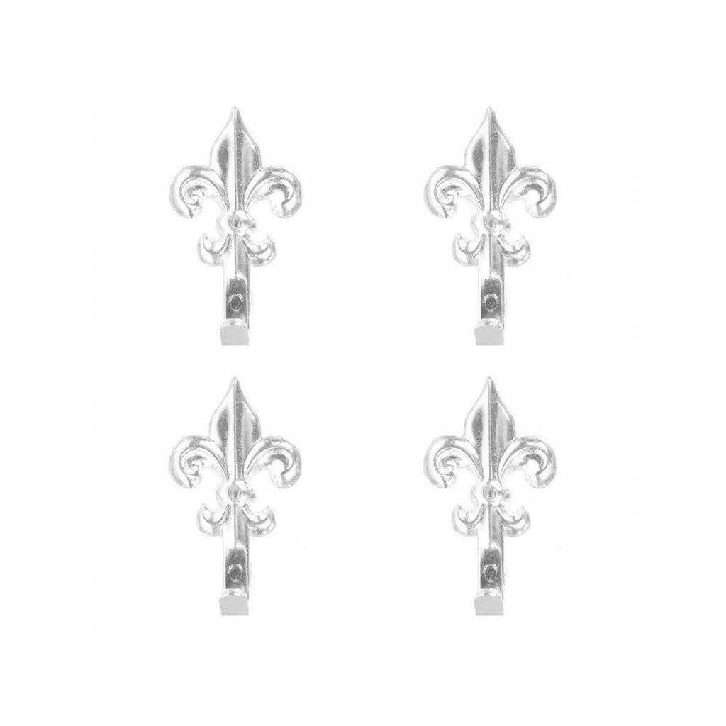 Establecer 15 ganchos de plata de 44mm Percha para el marco de lirio florentino con clavos