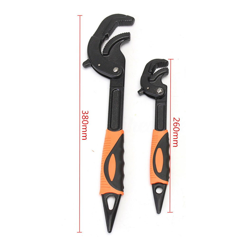 Establecer 2 teclas ajustables de tubería rápida Funciones multi profesional 260 mm 380 mm