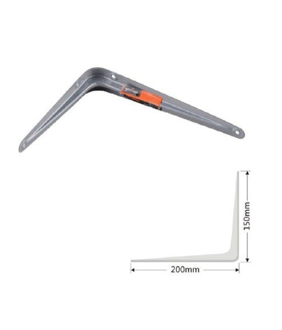 Soporte de soporte Soportes Soportes Estante de hierro forjado 14.5x11cm Blanco