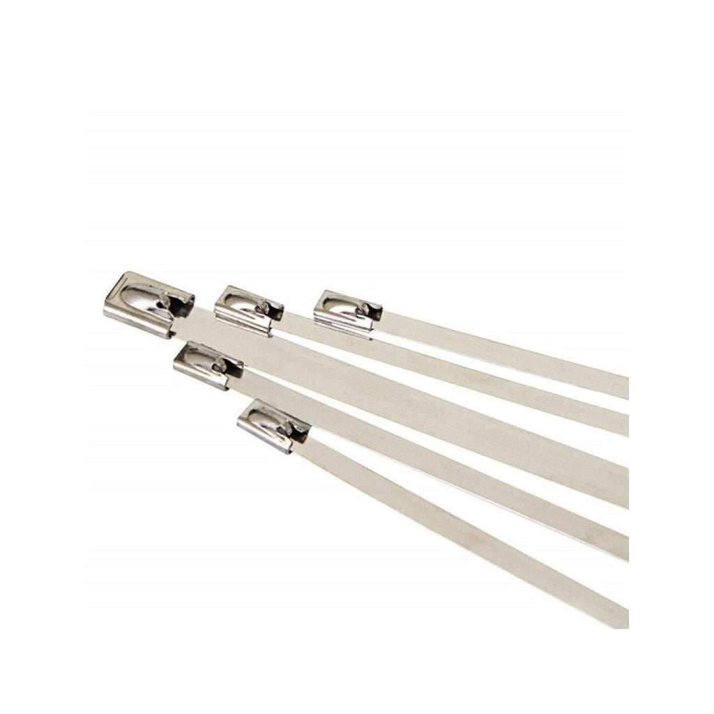 Establecer 21 PCs. Abrazaderas de metal SELLO 4.6x200mm Cubierta de cableado corqueable