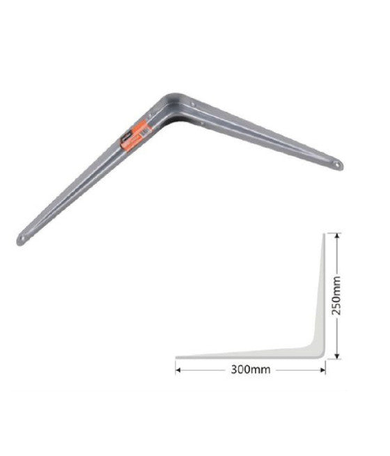 Soporte de soporte Soporte de soporte Estante de metal 12,5x15cm Blanco