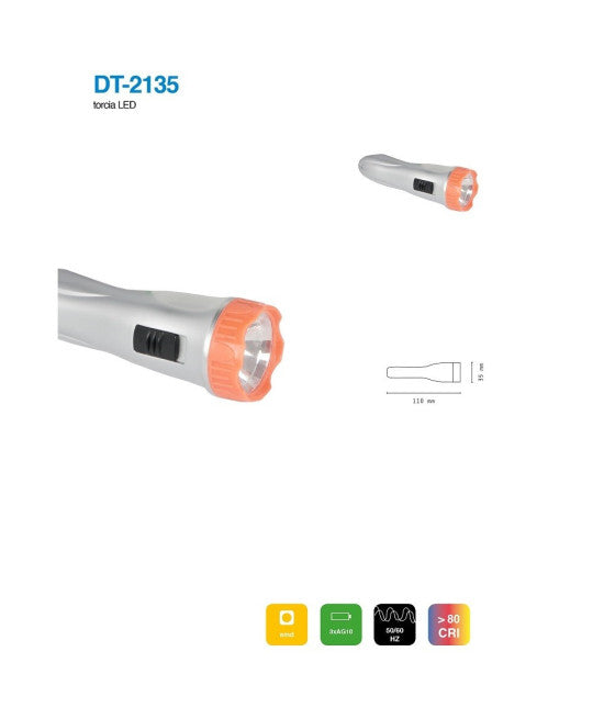 WS2176 Lámpara LED LED Torch de silicona Marcador Excursión de la Excursión Lectura Deportes