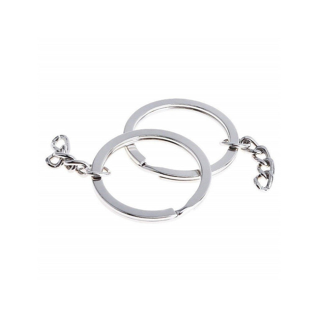 Establecer 30 anillos de anillo en espiral con llaves divididas de 30 mm en acero