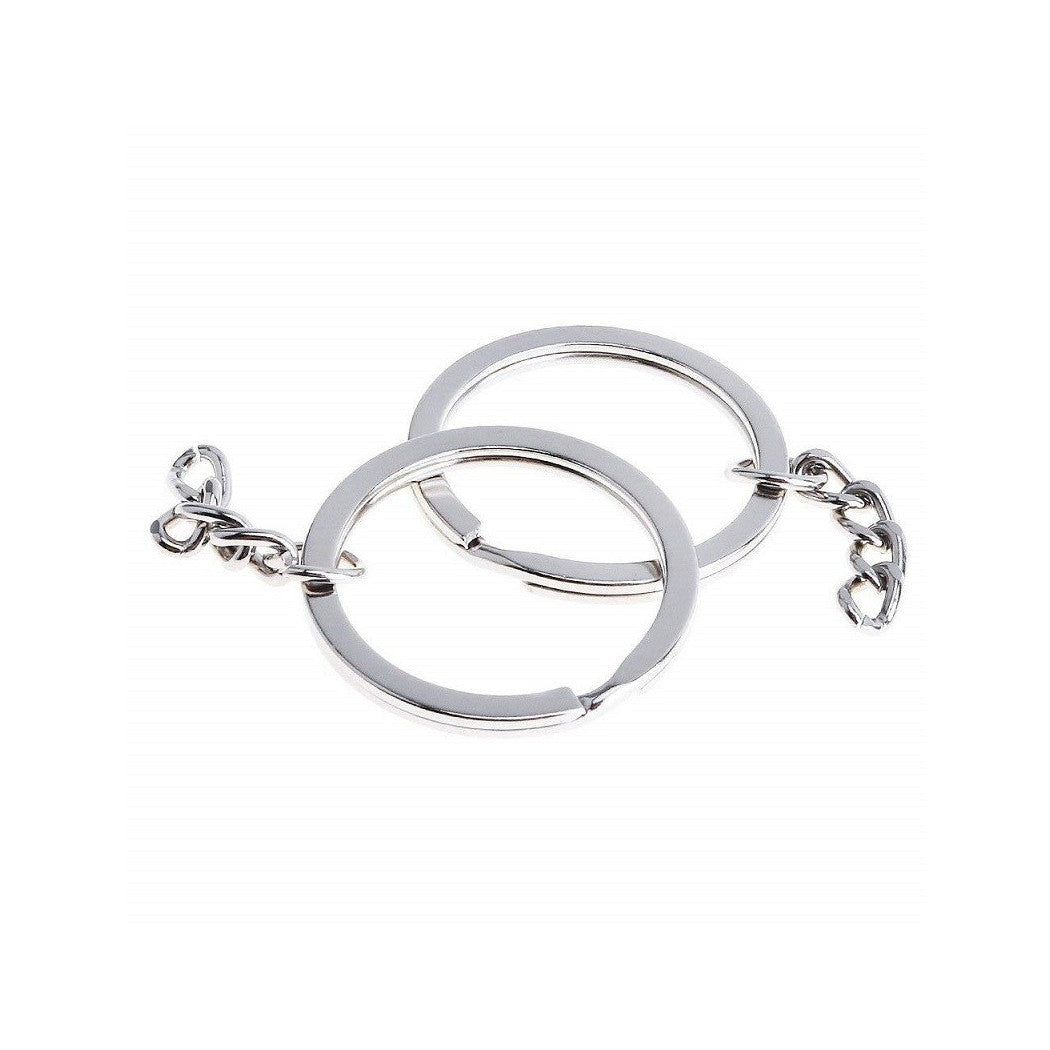 Establecer 30 anillos de anillo en espiral con llaves divididas de 30 mm en acero