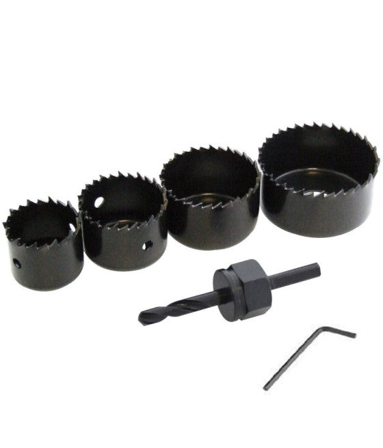 Piezas de perforación 100PZ Conjunto de piezas Titanio HSS Maletín Metal Madera de hierro