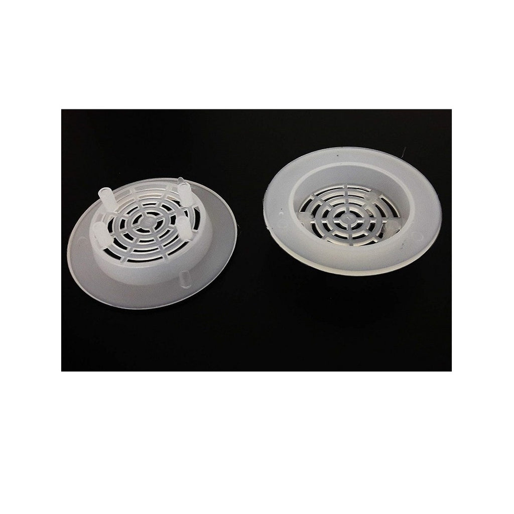 Establecer 6 PCs. Filtro de colador Gripe de plástico de plástico de 70 mm para la cocina de baño de drenaje