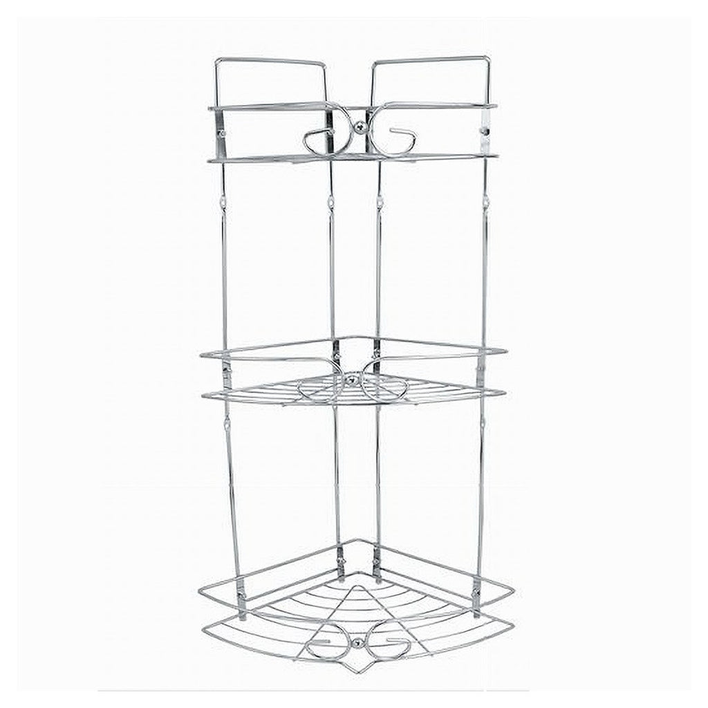 Estante angular para bañarse con ducha de toallas Estantes de ducha de 3 niveles 52720