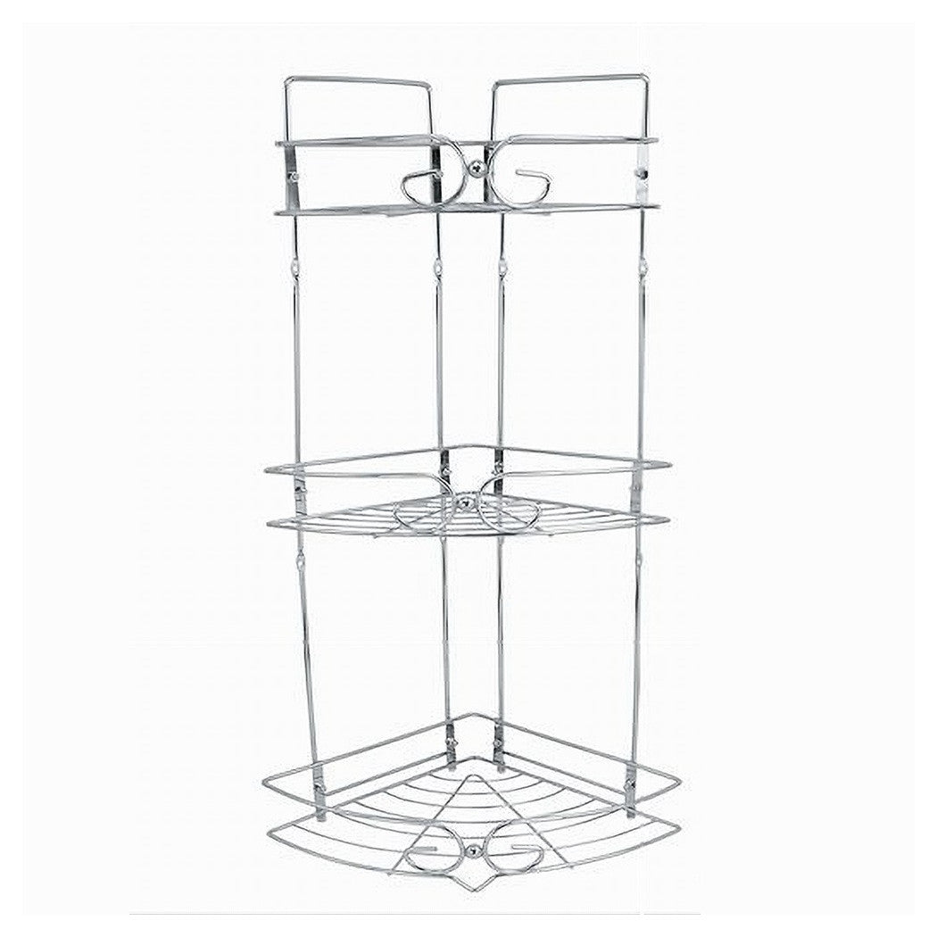 Estante angular para bañarse con ducha de toallas Estantes de ducha de 3 niveles 52720