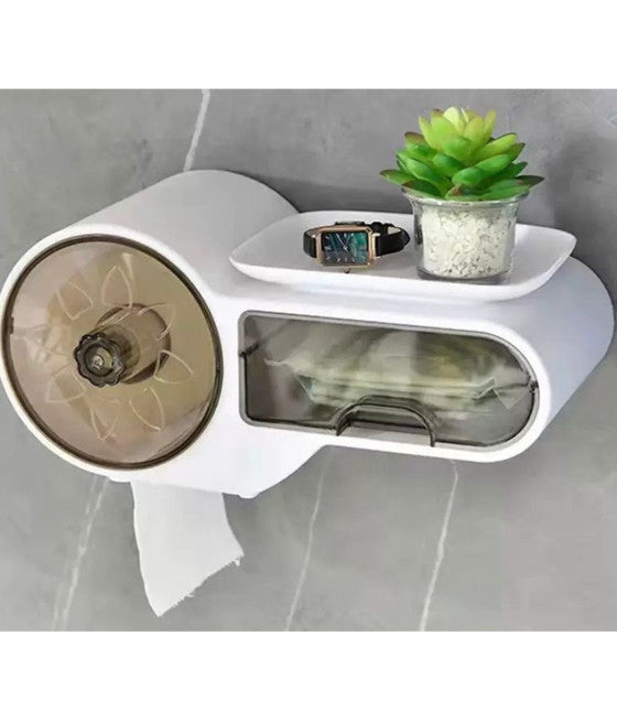 Set de 3pz Baño Blanco Rayas Pinturas de cerámica Pinturas Dispensador Puertas Puertas Puertas