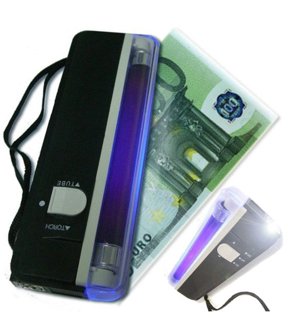 Detectar dinero euro FALSO MINI MINI Detector detector Cheque Billetes de banco