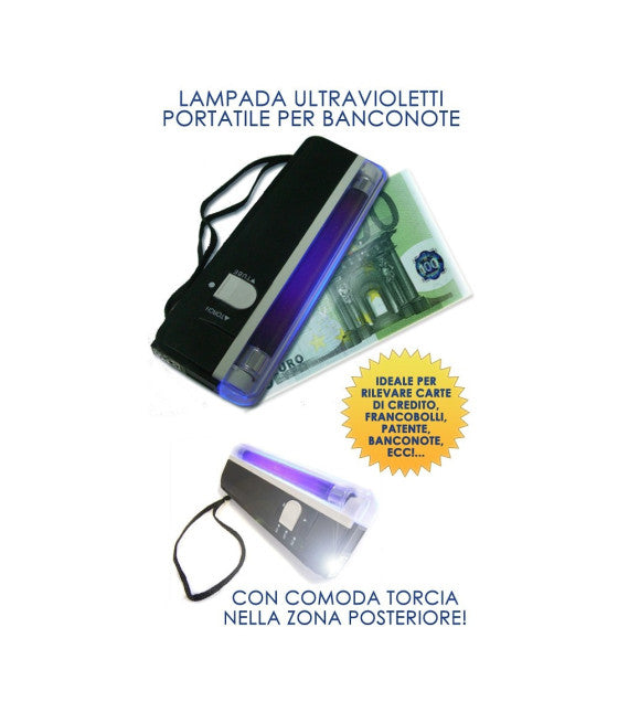 Detectar dinero euro FALSO MINI MINI Detector detector Cheque Billetes de banco