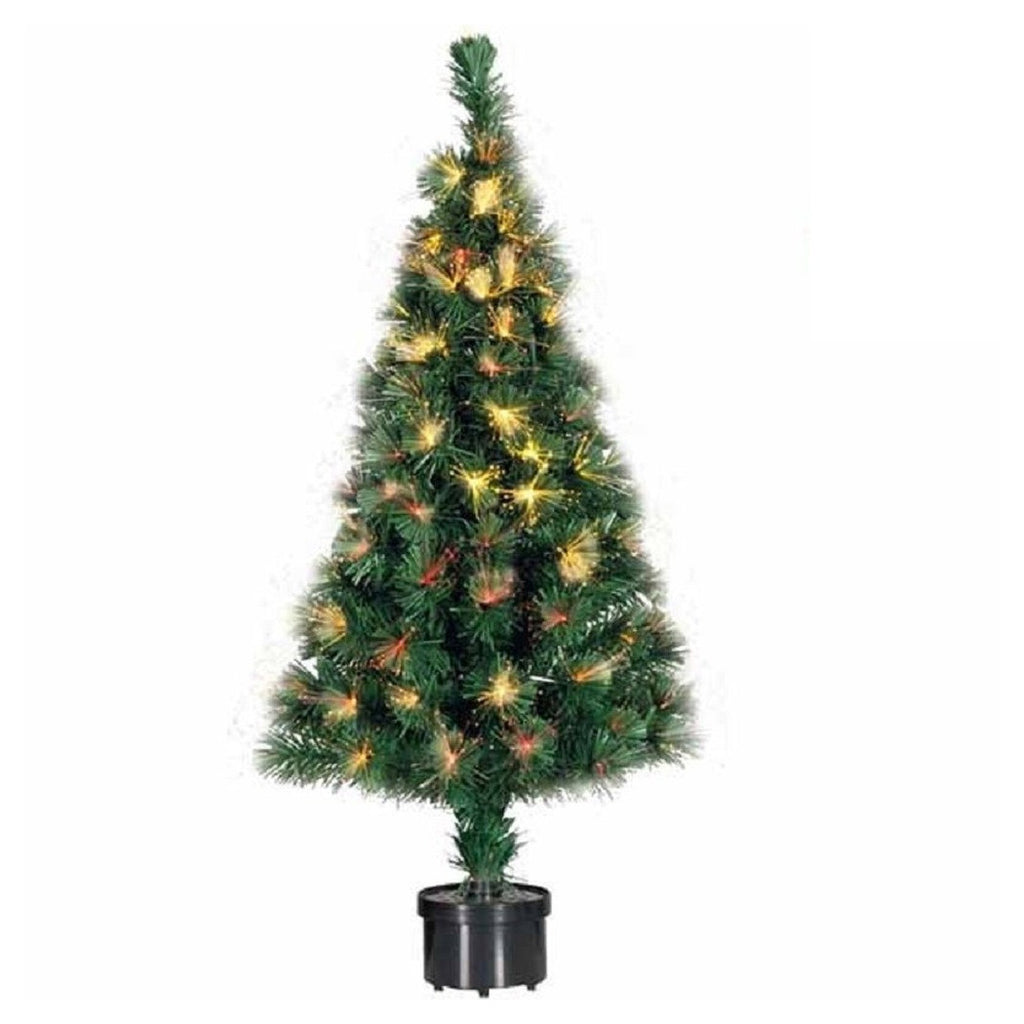 Fibra óptica Árbol de Navidad 140 consejos Luces de árbol de Navidad Navidad 120 cm Verde