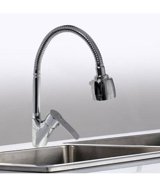 Mezclador de grifo de un solo palo para el fregadero de cocina de caña alta 6204