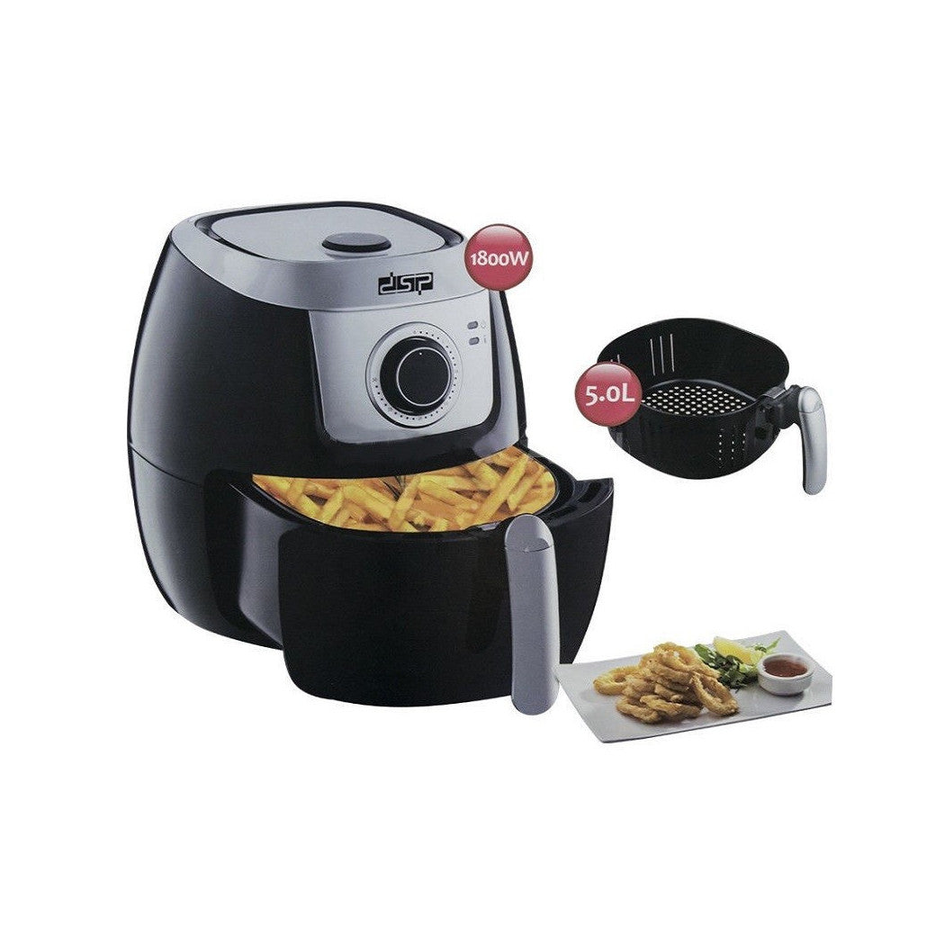 Freidora eléctrica caliente Cesta de cocina saludable 5L 1800W