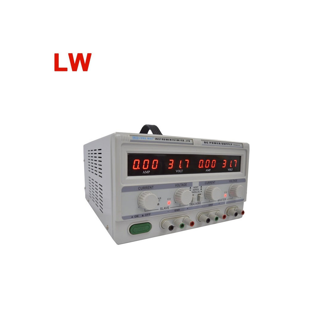 Fuente de alimentación estabilizada en el banco Dos canales Transformador ajustable 60V 5A
