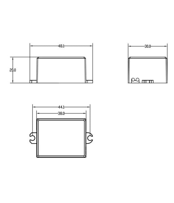 Salida adaptador de CA 12V 500mA 5A INPUTRAS 220-240V 50 / 60Hz Fuente de alimentación del transformador