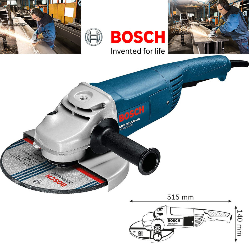 Grinder angular Bosch GWS 22 - 230 mm Disk Flex Professional 2200 W