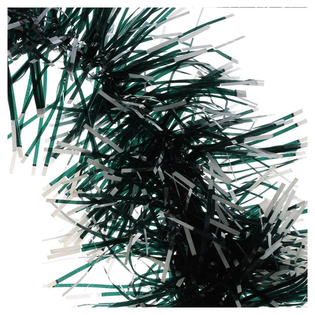 Guirnalda de Navidad 2 Mt Decoraciones de alambre verde y blanco Decoraciones de Navidad