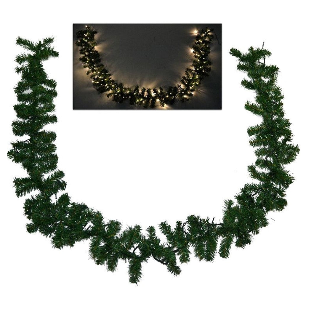 Guirnalda de Navidad 250cm 200 consejos 100 luces LED LED Blanco Cálido Decoraciones de Navidad