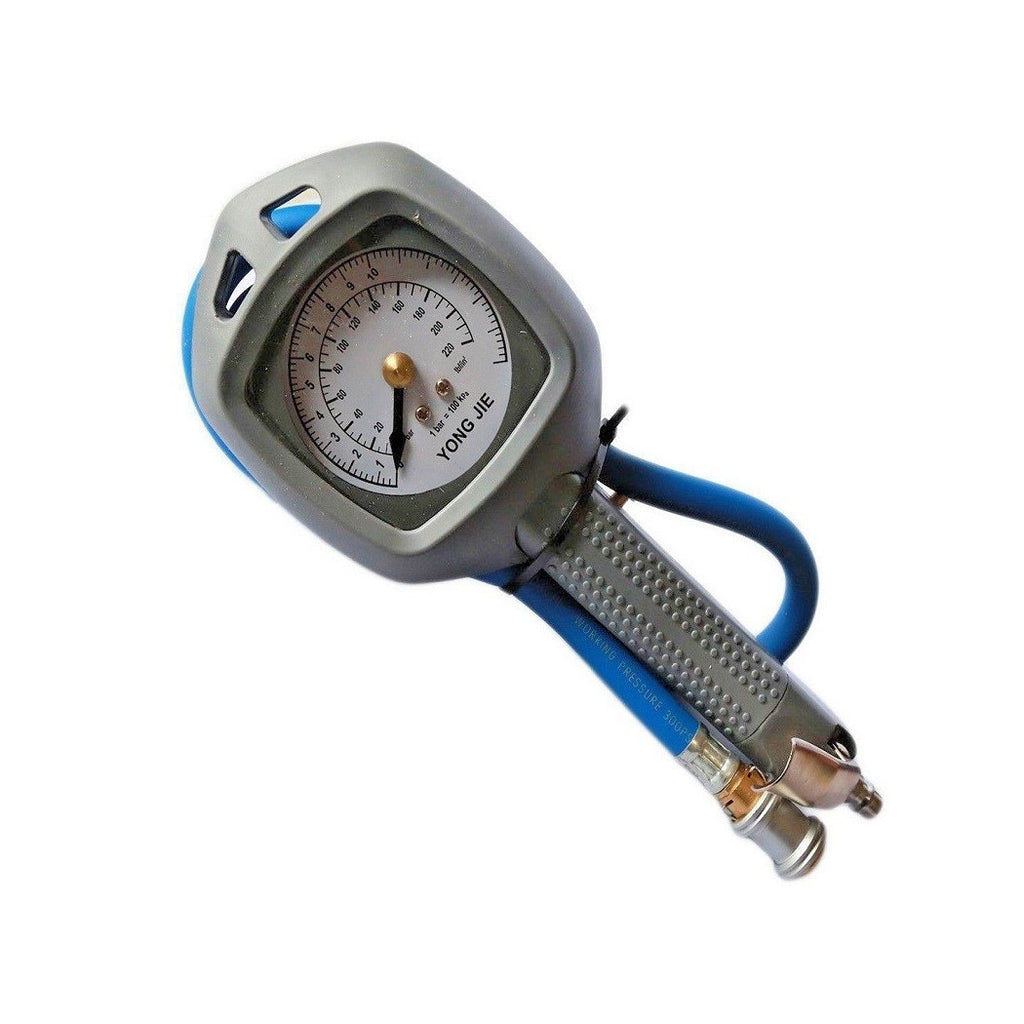Gun Manometer Inflation Compressor 0-16 Bar 0-220 PSI Professional