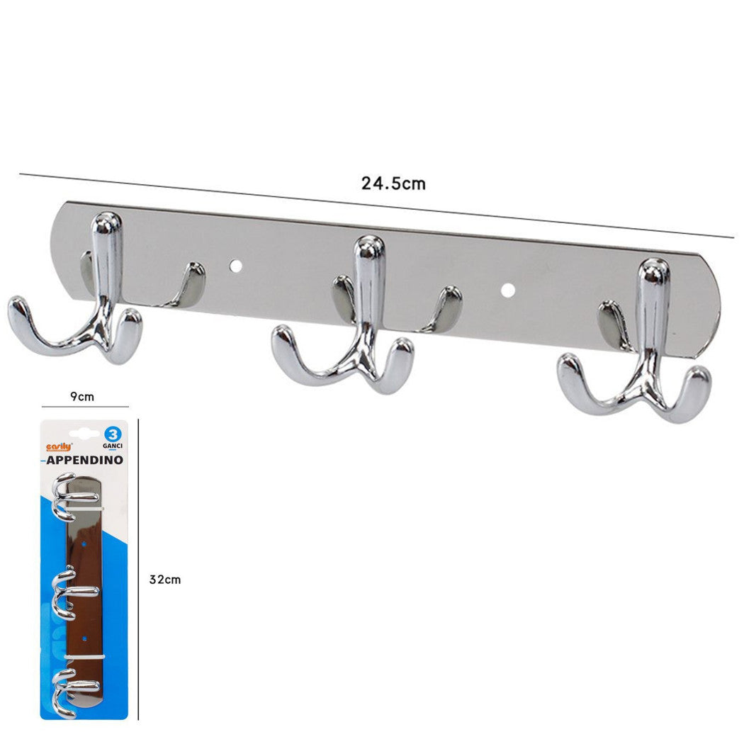 Hangers hangers hang clothes towels wall metal double rooms