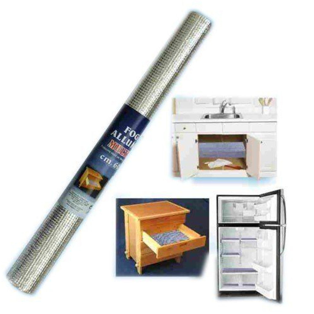 Hoja de aluminio multifuncional Cocina Estantes de alfombra 60x200cm