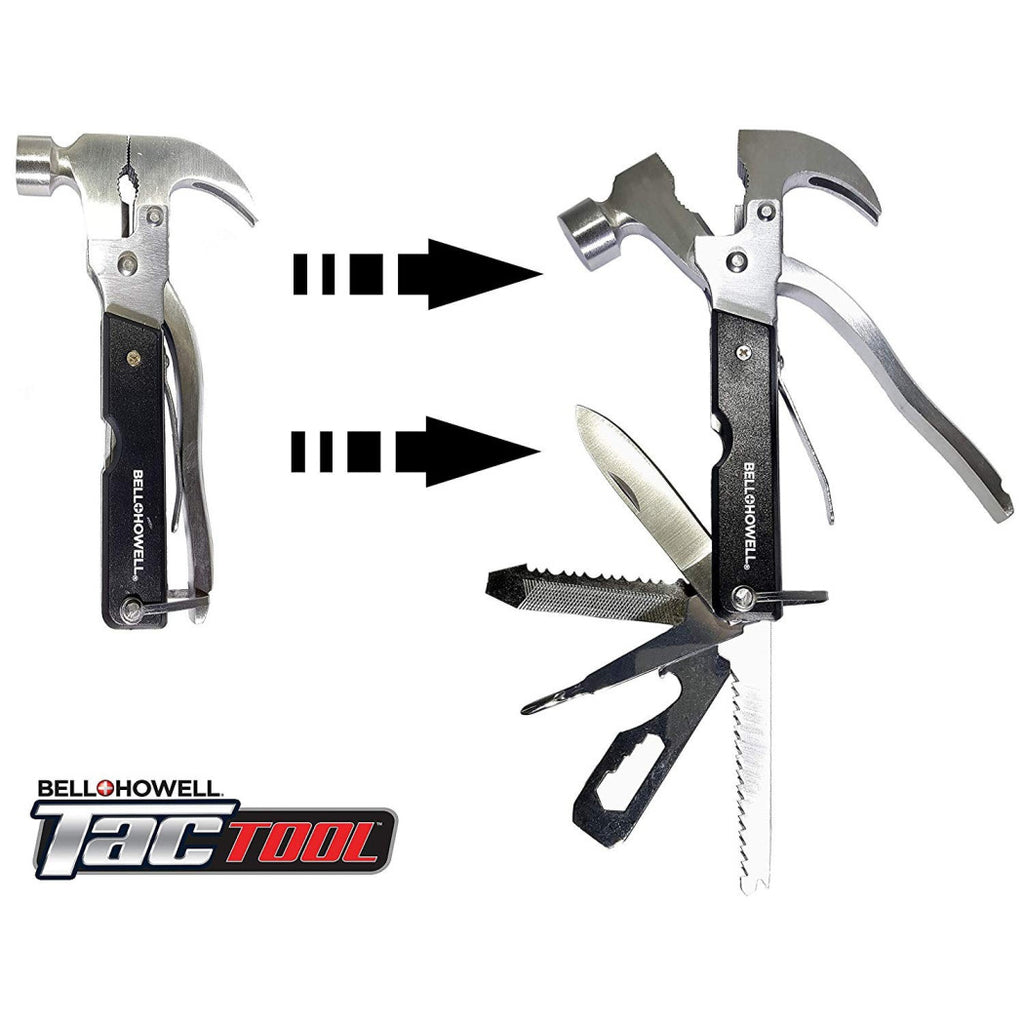 Instrumento multifuncional multiusos 18 herramientas en 1 calibrador de destornillador de martillo