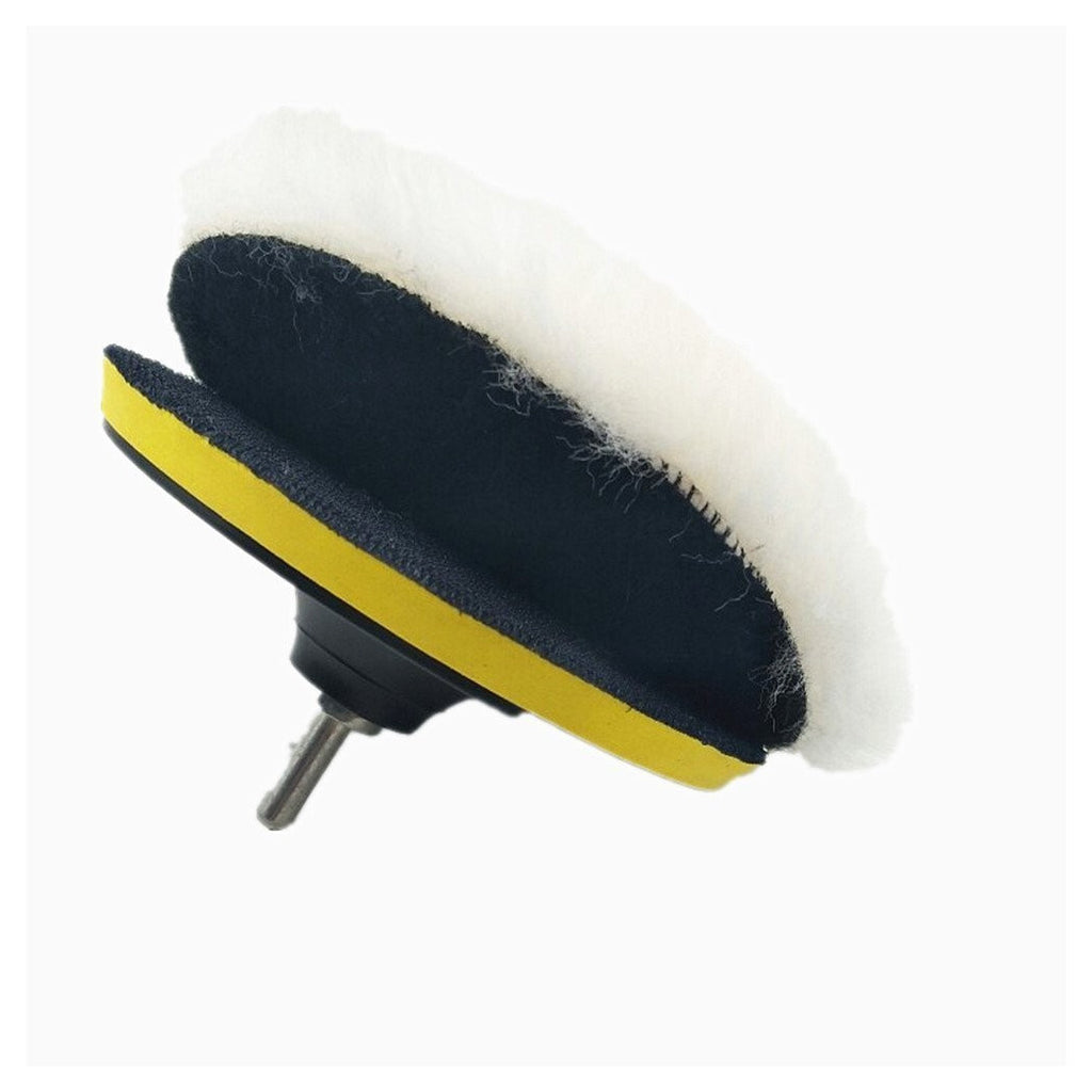 Kit de 6 esponjas de disco de pulido de velcro con adaptador de pulido de automóviles 3 5 6 "
