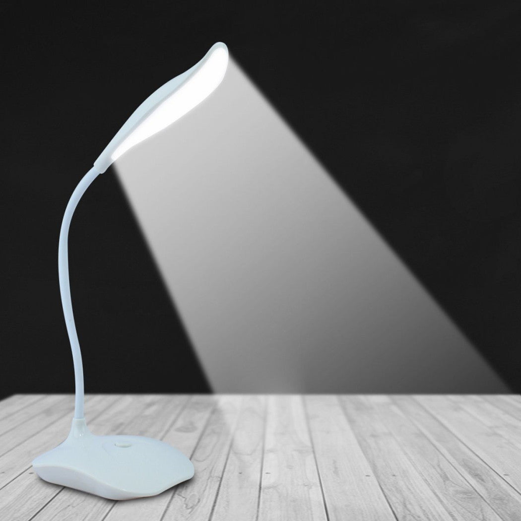 LAMPADA POR SCRIVANIA 20 LED BIANCO LUCE REGOLABILE COLLO ERGONOMICO FLESSIBILE