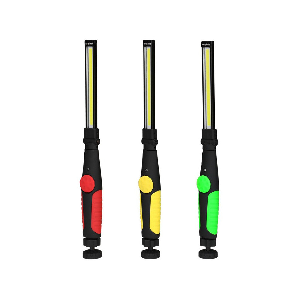 Lámpara antorcha trabajo portátil recargable slim ajustable led mazorca