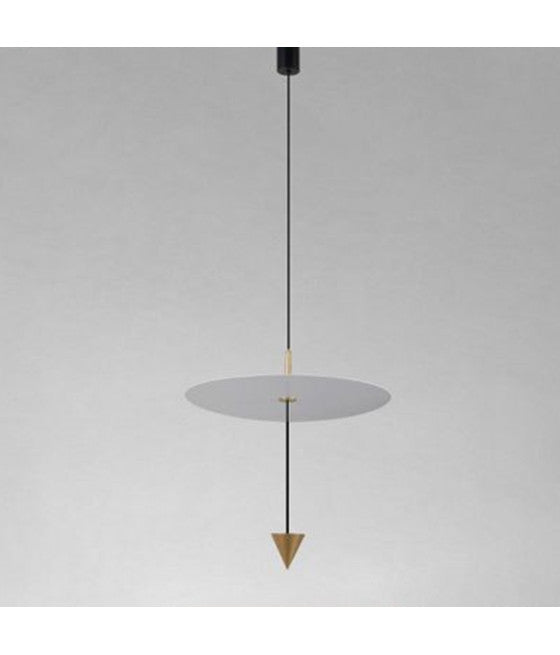 Lámpara lámpara 6 colgantes cónicos de acero estirado luz de techo LED de diseño de apliques