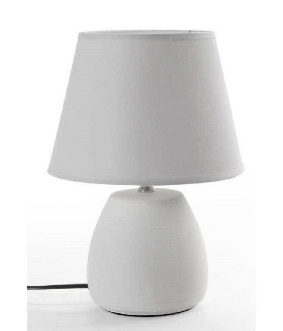 Lámpara abat jour lume rombi mesita de noche luz blanca y moderna medidas 30x20cm