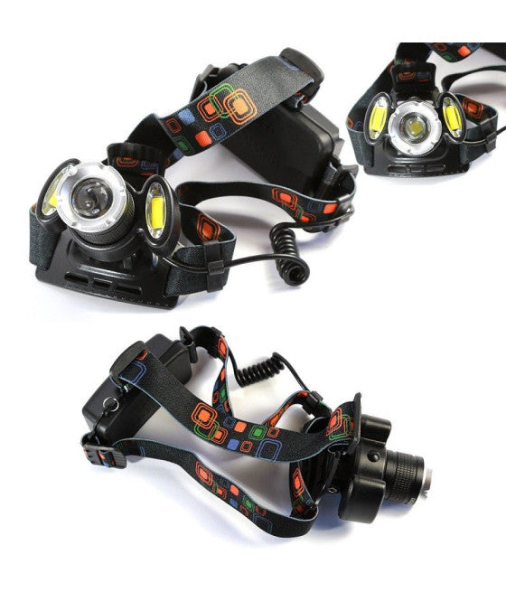 Lámpara antorcha lanzamiento trabajo recargable recargable 16led smd zl-879