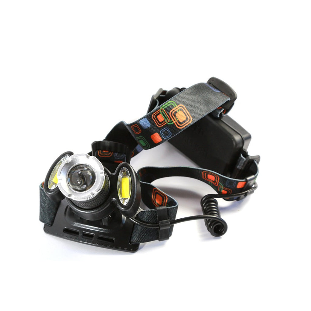 Lámpara frontal de la antorcha LED CREE recargable CASA CASA 3LED 8000W Luz blanca