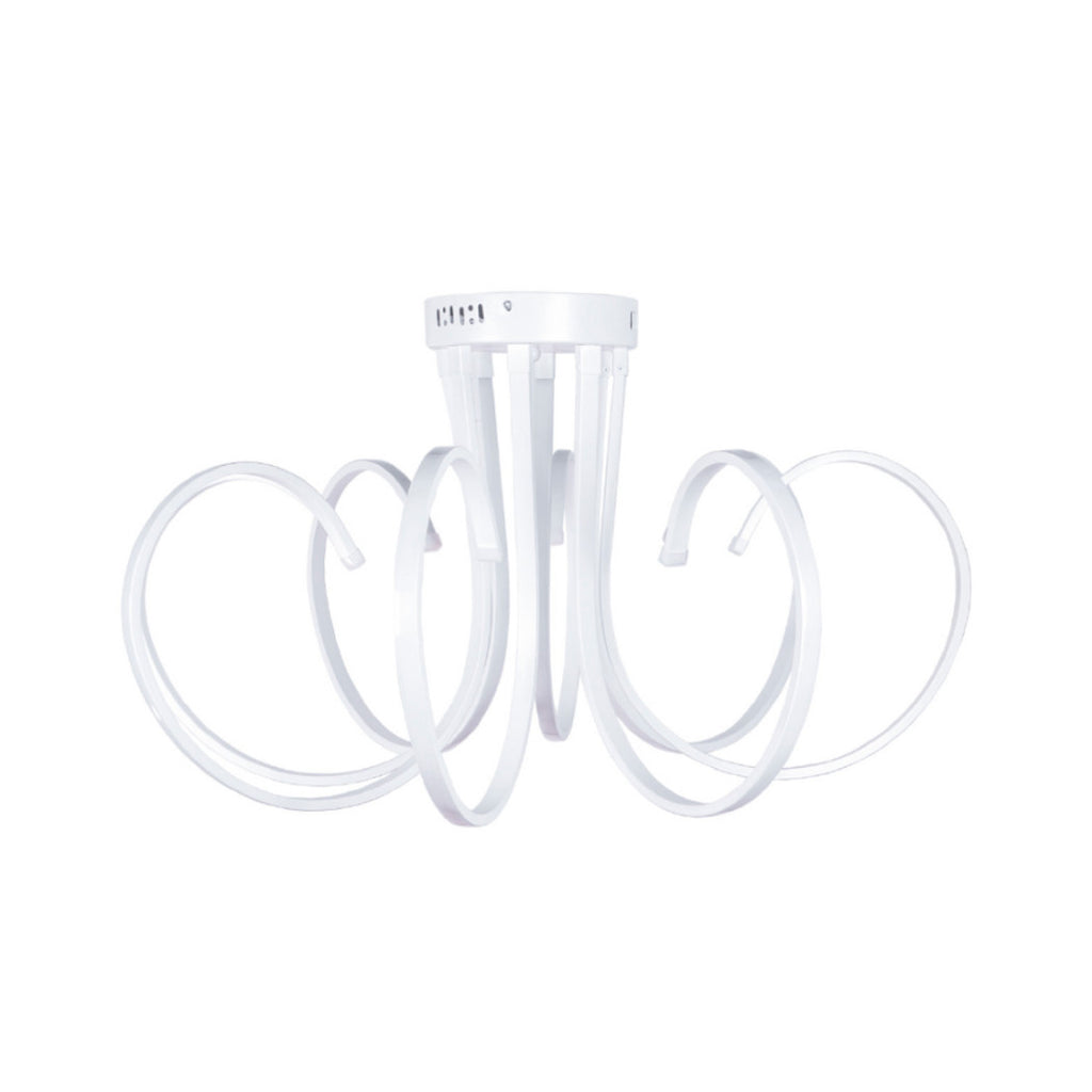 Lámpara lámpara lámpara 8 neón luz led techo suspensión moderno colgante diseño